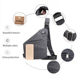 Anti Theft Travel Bag sling bag Anti Theft Bag Slim Sling Bag Crossbody Bags for women men Hiking Shoulder Bag