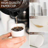 300 Pcs 6 oz Disposable Paper Cups, Hot Cold Beverage Drinking Cup for Coffee, Water, Tea, Juice, Espresso & Cortado (White)