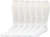 C&A COLLECTION Men's 2XL White Tube Socks for Golf, Sports, Everyday Wear, 13-16 Shoe Size, 12 Pairs moisture wicking athletic socks