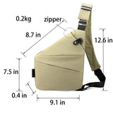 Anti Theft Travel Bag sling bag Anti Theft Bag Slim Sling Bag Crossbody Bags for women men Hiking Shoulder Bag