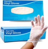 Disposable Vinyl Gloves | Case of 2000 | Multipurpose | Food Handling Use | Powder Free | Clear | (2000, Large)