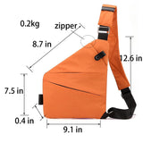 Anti Theft Travel Bag sling bag Anti Theft Bag Slim Sling Bag Crossbody Bags for women men Hiking Shoulder Bag