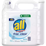 all 2X Ultra with Stainlifter Free & Clear (166 loads, 250 fl. oz.)