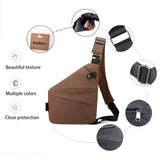 Anti Theft Travel Bag sling bag Anti Theft Bag Slim Sling Bag Crossbody Bags for women men Hiking Shoulder Bag