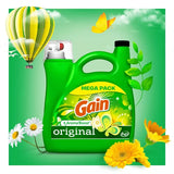 Gain + Aroma Boost Original Scent HE Compatible Liquid Laundry Detergent Size 184 fl oz