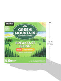 Green Mountain Coffee Roasters Breakfast Blend Single-Serve Keurig K-Cup Pods, Light Roast Coffee, 24 Count (Pack of 4)