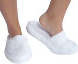 C&amp;A COLLECTION 3-Pair Luxury Spa Slippers - Cotton Memory Foam Non-slip Closed Toe Washable Slippers for Hotel,Guest,Travel,Bride,Women and MEN 3 PAIRS, FLAT SLIPPERS