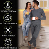 3 Set Thermal Underwear for Men Soft Long Johns Base Layer Thermals Fleece Warm Lined Top Bottom for Cold Weather Winter