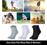 120 Pairs Mens Quarter Ankle Socks Athletic Moisture Socks Casual Sports Socks Bulk Pack for Homeless Unisex Men Women