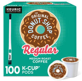 Donut Shop Classics Original Regular Coffee, 80 K-Cups Bundle with Tituaa Coffee Cleaning Brush (80 K-Cup)