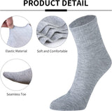 120 Pairs Mens Quarter Ankle Socks Athletic Moisture Socks Casual Sports Socks Bulk Pack for Homeless Unisex Men Women